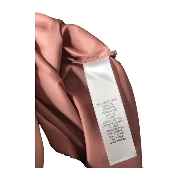 Adrianne Papell | Blue lace sleeveless midi dress pink lining beaded detail • - Picture 8 of 8